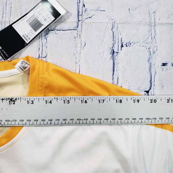 Adidas MENS SIZE 2XL Custom DAWGS White Blue Gold Soccer Jersey Shirt - Picture 3 of 12